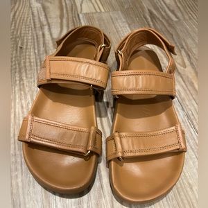 Jcrew leather sandals